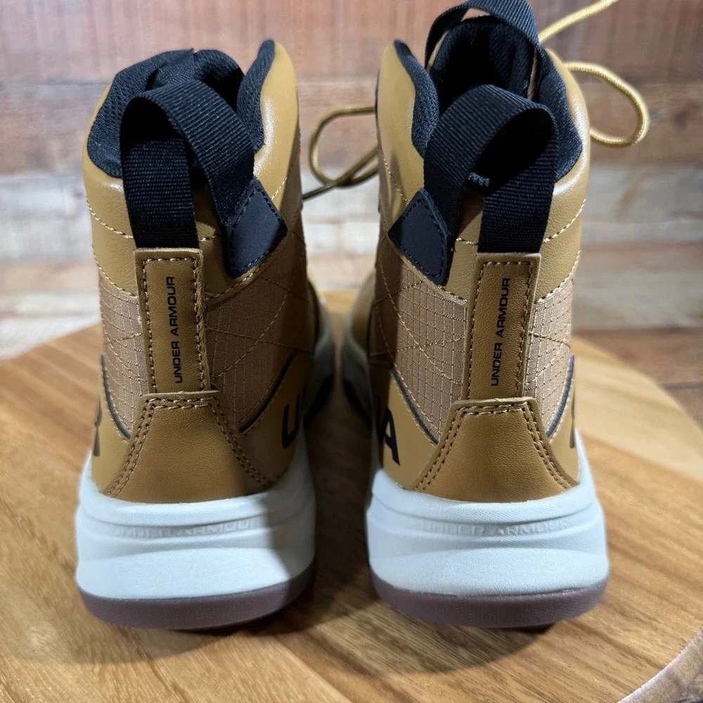 Under Armour Boot Kids 6Y Brown Shoe Stellar G2 Tactical 3026056-200 Slip Resist